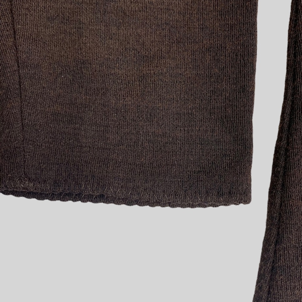 Eileen Fisher Women’s Viscose & Wool Chocolate Brown Long Sweater Dress Size M - Picture 11 of 12